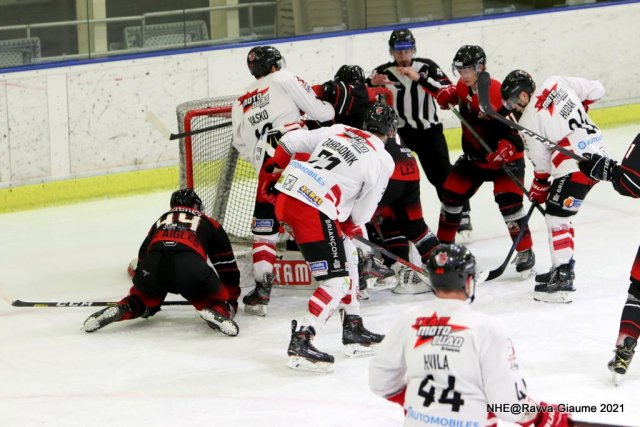 Photo hockey match Nice - Briançon  le 22/12/2021