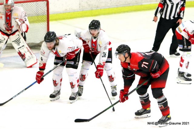 Photo hockey match Nice - Briançon  le 22/12/2021