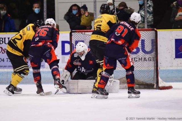 Photo hockey match Clermont-Ferrand - Chambéry le 21/12/2021