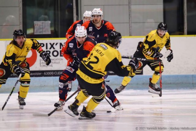 Photo hockey match Clermont-Ferrand - Chambéry le 21/12/2021