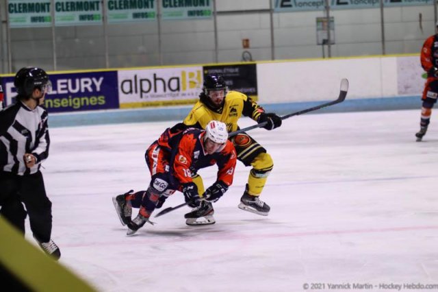Photo hockey match Clermont-Ferrand - Chambéry le 21/12/2021