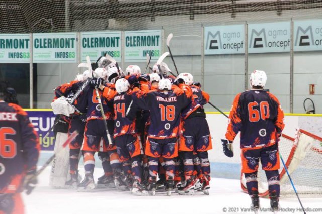 Photo hockey match Clermont-Ferrand - Chambéry le 21/12/2021