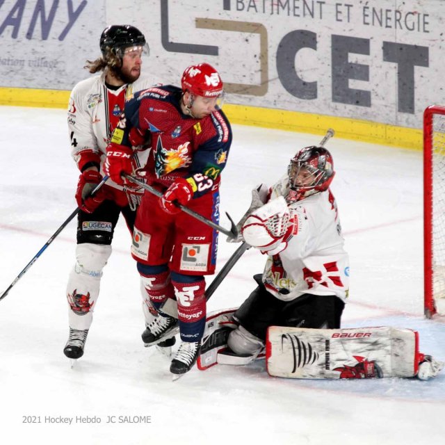Photo hockey match Grenoble  - Briançon  le 30/12/2021