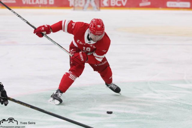 Photo hockey match Lausanne - Bern le 14/01/2022
