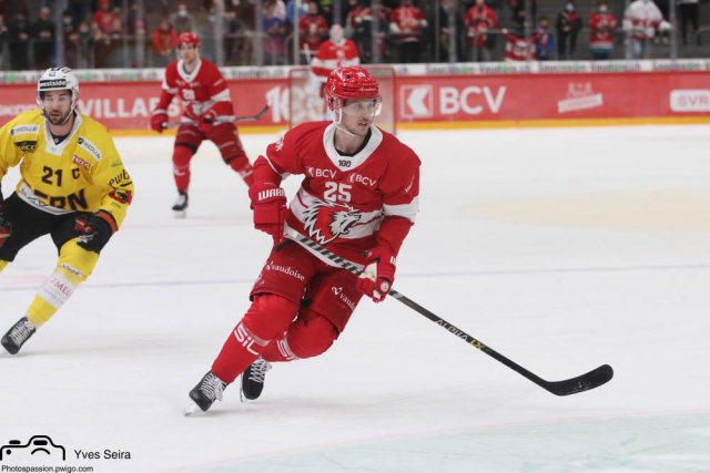Photo hockey match Lausanne - Bern le 14/01/2022
