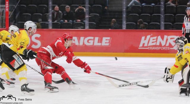 Photo hockey match Lausanne - Bern le 14/01/2022
