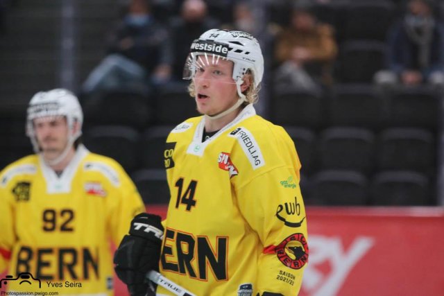 Photo hockey match Lausanne - Bern le 14/01/2022