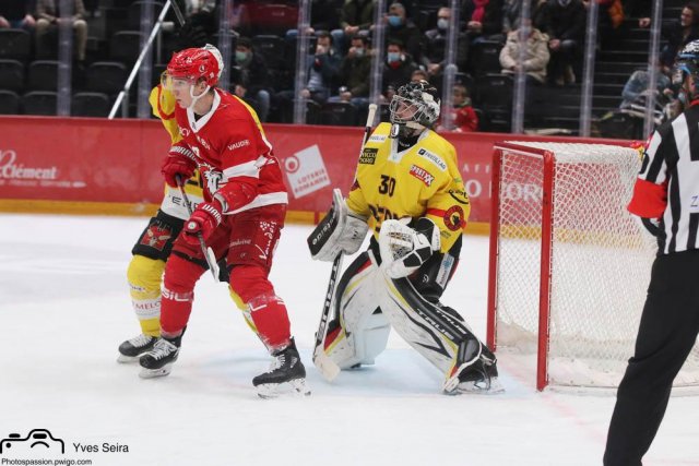 Photo hockey match Lausanne - Bern le 14/01/2022