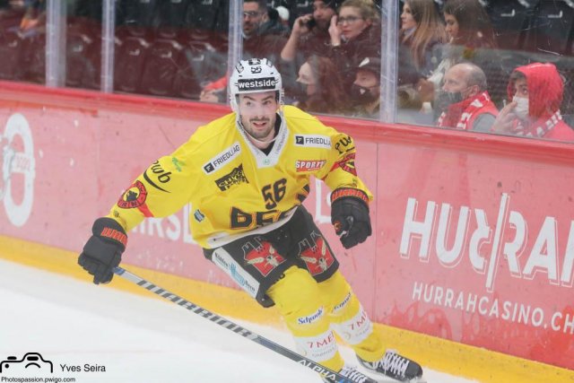 Photo hockey match Lausanne - Bern le 14/01/2022