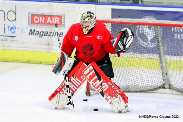 Photo hockey match Nice - Angers  le 15/01/2022