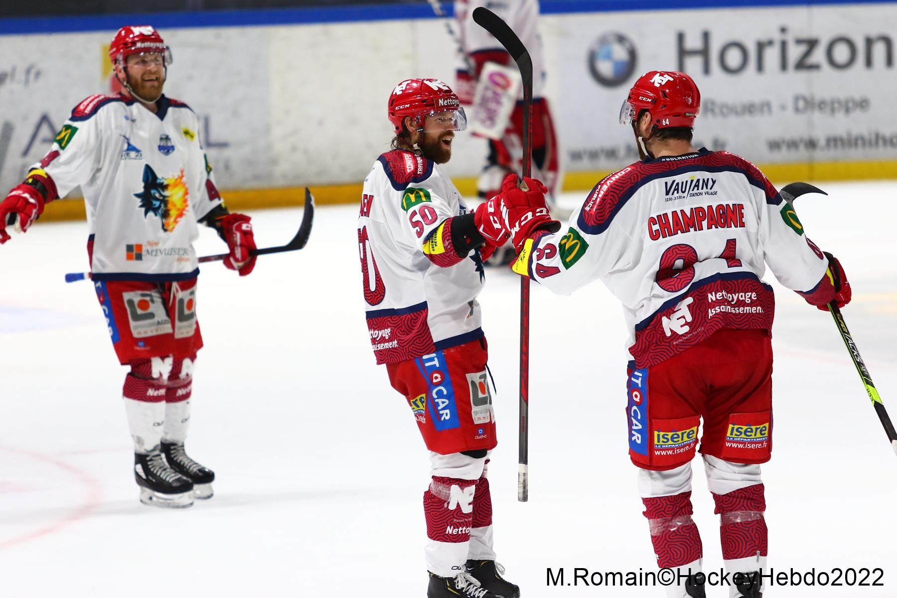 Rouen 2 - 5 Grenoble 