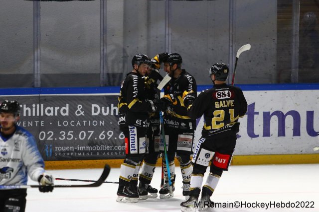 Photo hockey match Rouen - Gap  le 23/01/2022
