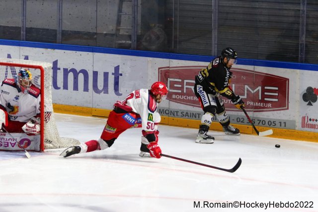 Photo hockey match Rouen - Grenoble  le 29/01/2022