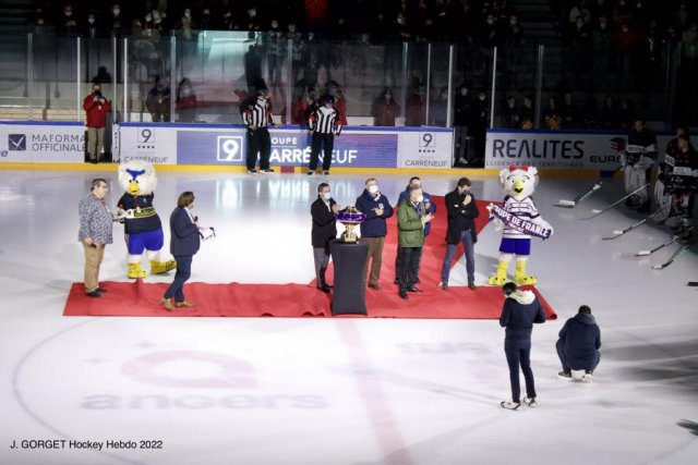 Photo hockey match Angers  - Anglet le 01/02/2022