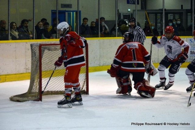 Photo hockey match Dijon  - Lyon le 12/02/2022