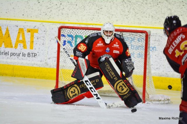 Photo hockey match Chamonix  - Nice le 15/02/2022