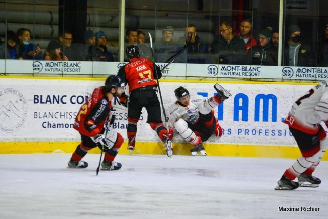 Photo hockey match Chamonix  - Nice le 15/02/2022