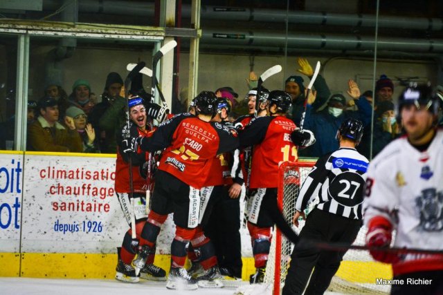 Photo hockey match Chamonix  - Nice le 15/02/2022