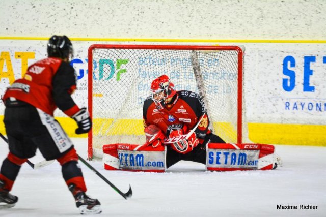 Photo hockey match Chamonix  - Nice le 15/02/2022
