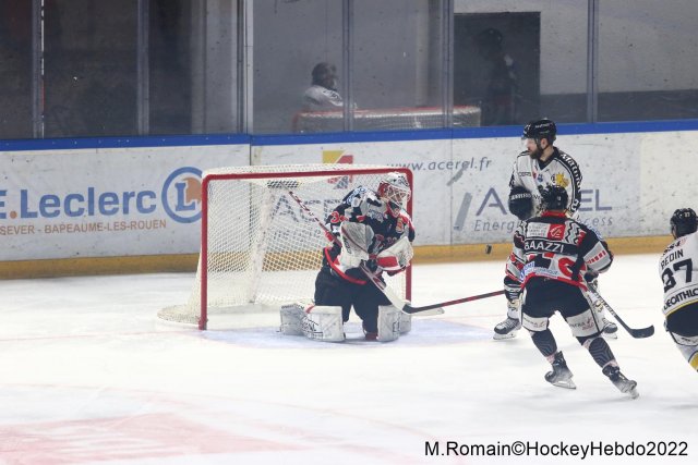 Photo hockey match Rouen - Amiens  le 16/02/2022