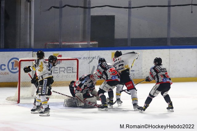 Photo hockey match Rouen - Amiens  le 16/02/2022