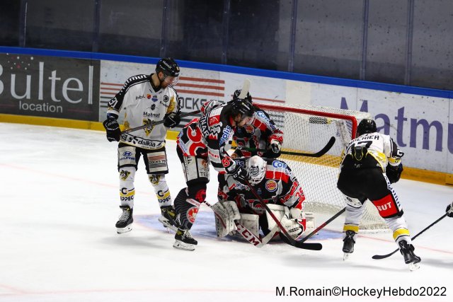 Photo hockey match Rouen - Amiens  le 16/02/2022