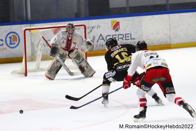 Photo hockey match Rouen - Briançon  le 22/02/2022