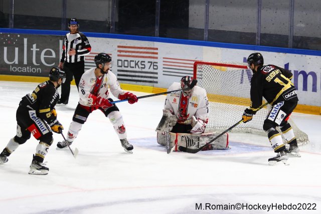 Photo hockey match Rouen - Briançon  le 22/02/2022