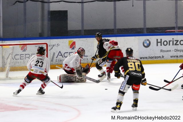 Photo hockey match Rouen - Briançon  le 22/02/2022