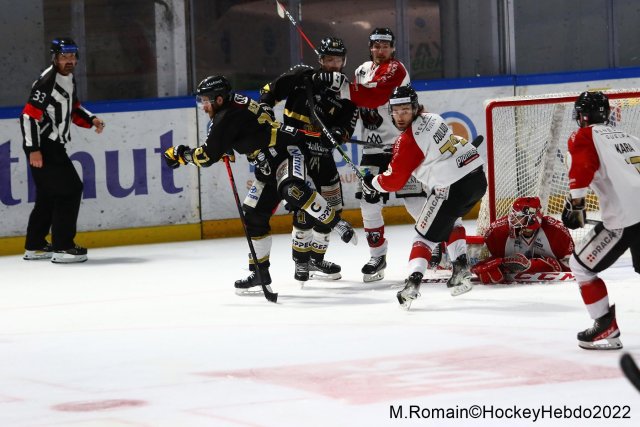 Photo hockey match Rouen - Chamonix  le 01/03/2022