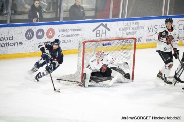 Photo hockey match Angers  - Mulhouse le 01/03/2022
