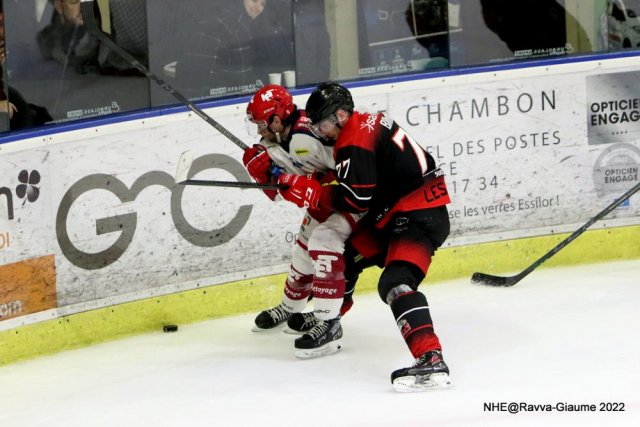 Photo hockey match Nice - Grenoble  le 04/03/2022