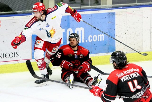 Photo hockey match Nice - Grenoble  le 04/03/2022