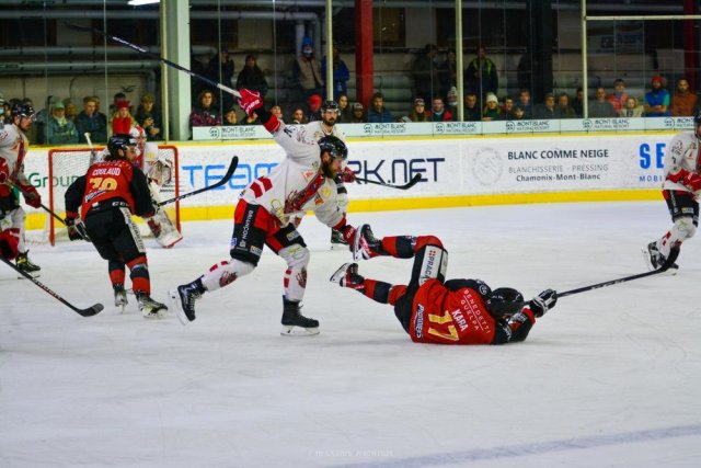 Photo hockey match Chamonix  - Briançon  le 04/03/2022