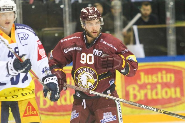 Photo hockey match Genève - Zug le 05/03/2022
