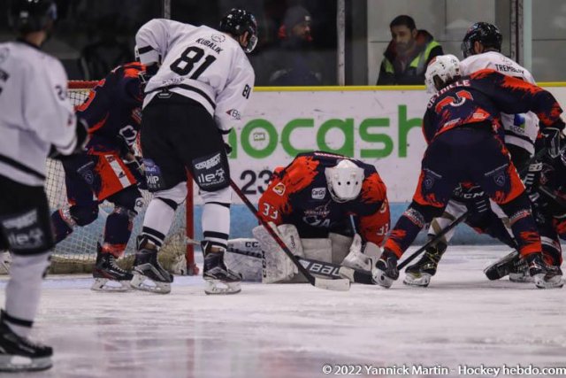 Photo hockey match Clermont-Ferrand - Brest  le 05/03/2022