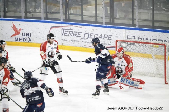 Photo hockey match Angers  - Chamonix  le 11/03/2022