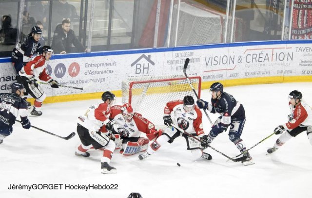 Photo hockey match Angers  - Chamonix  le 11/03/2022
