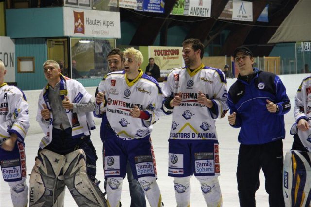 Photo hockey match Gap  - Avignon le 18/04/2009
