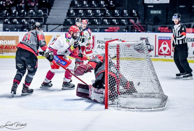 Photo hockey match Bordeaux - Grenoble  le 14/03/2022