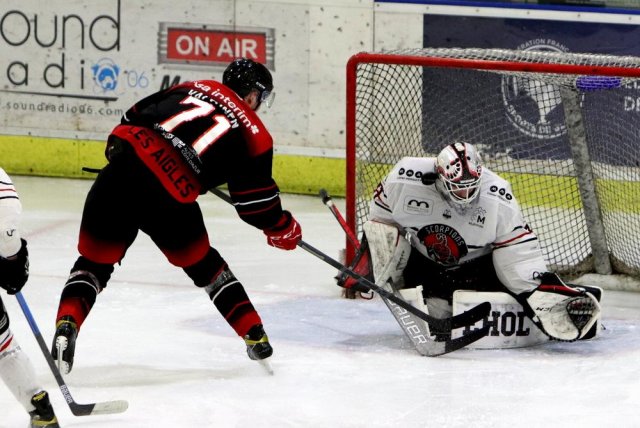 Photo hockey match Nice - Mulhouse le 16/03/2022