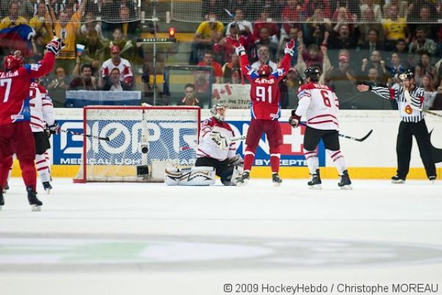 Photo hockey reportage CM09 : La Russie championne du monde