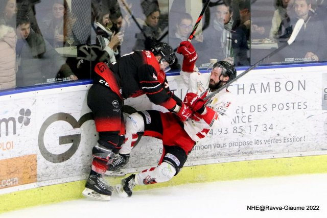 Photo hockey match Nice - Briançon  le 18/03/2022