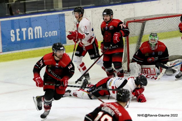 Photo hockey match Nice - Briançon  le 18/03/2022