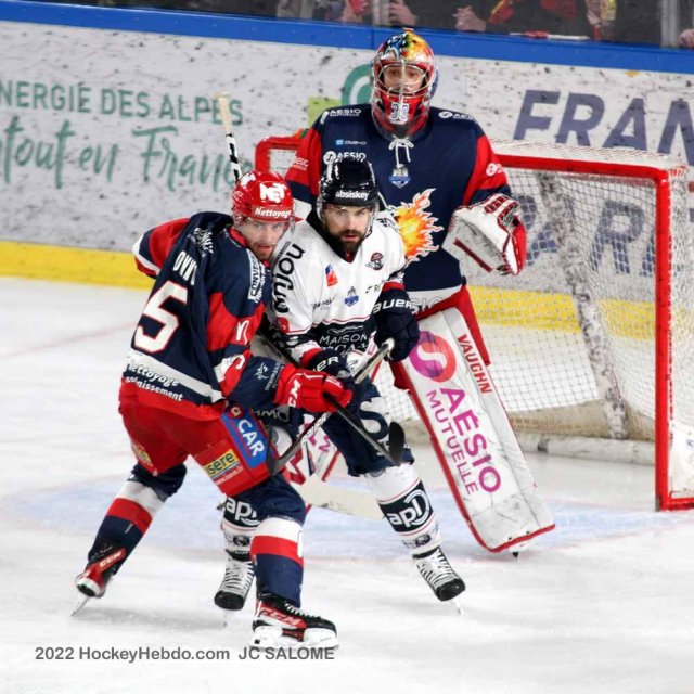 Photo hockey match Grenoble  - Angers  le 06/04/2022
