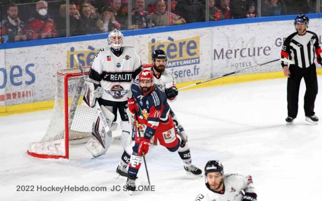 Photo hockey match Grenoble  - Angers  le 06/04/2022