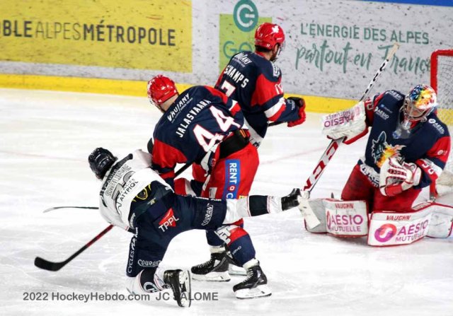 Photo hockey match Grenoble  - Angers  le 06/04/2022