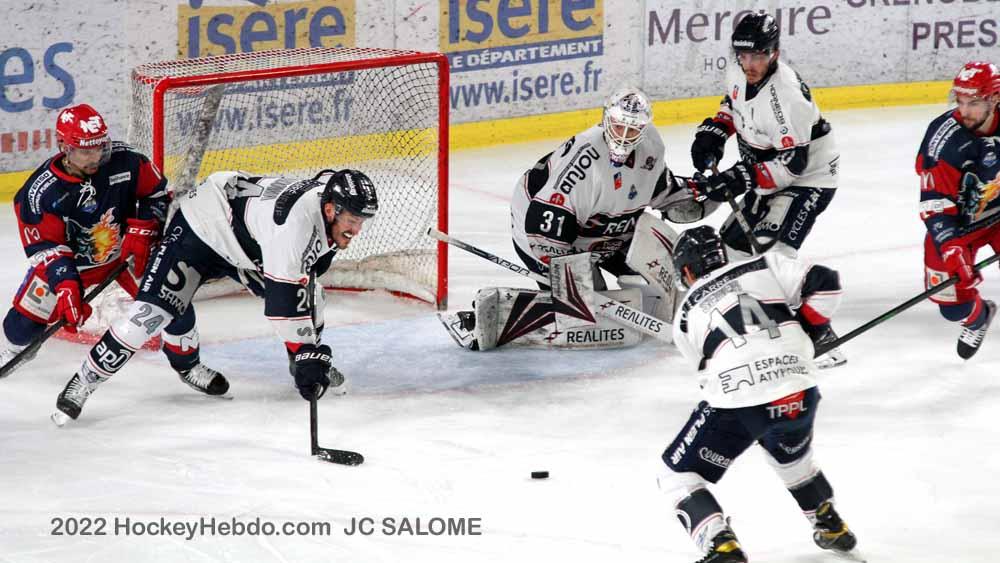 Grenoble  1 - 3 Angers 