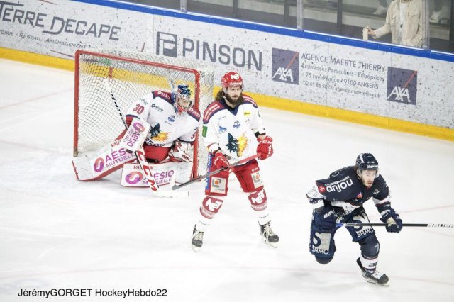 Photo hockey match Angers  - Grenoble  le 09/04/2022