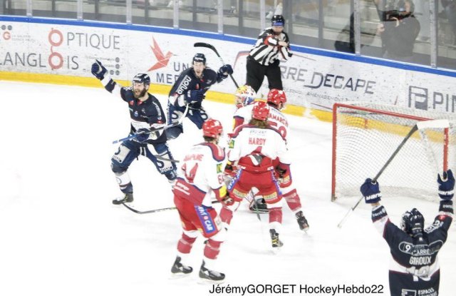Photo hockey match Angers  - Grenoble  le 09/04/2022